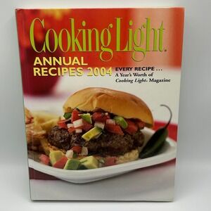 Cooking Light Annual Recipes 2004 Hardcover Cookbook Healthy Low Fat Meals‎